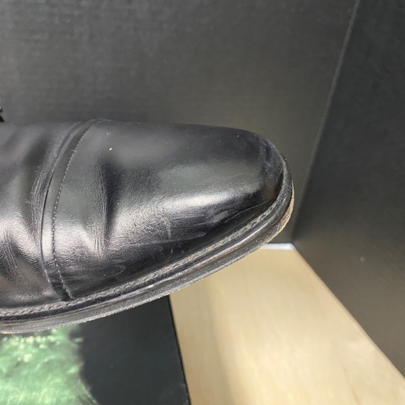 Magnanni Size 9 SILVIO Double Monk Strap Shoes Black Leather With Box - Picture 5 of 14
